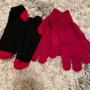 Socks and gloves